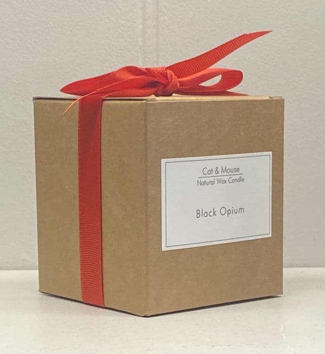 Scented Candle 20cl in a Gift Box - Black Opium