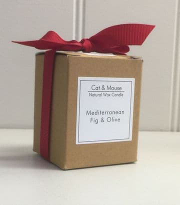 Scented Candle 20cl in a Gift Box - Mediterranean Fig & Olive