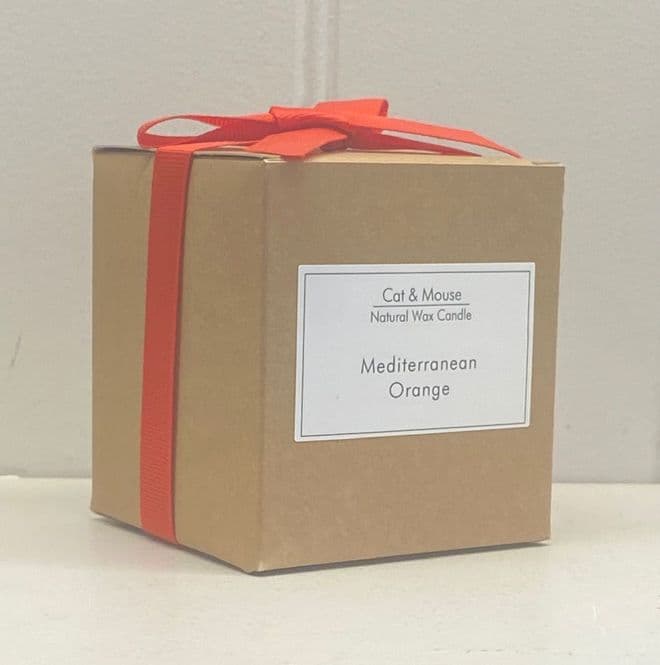 Scented Candle 20cl in a Gift Box - Mediterranean Orange
