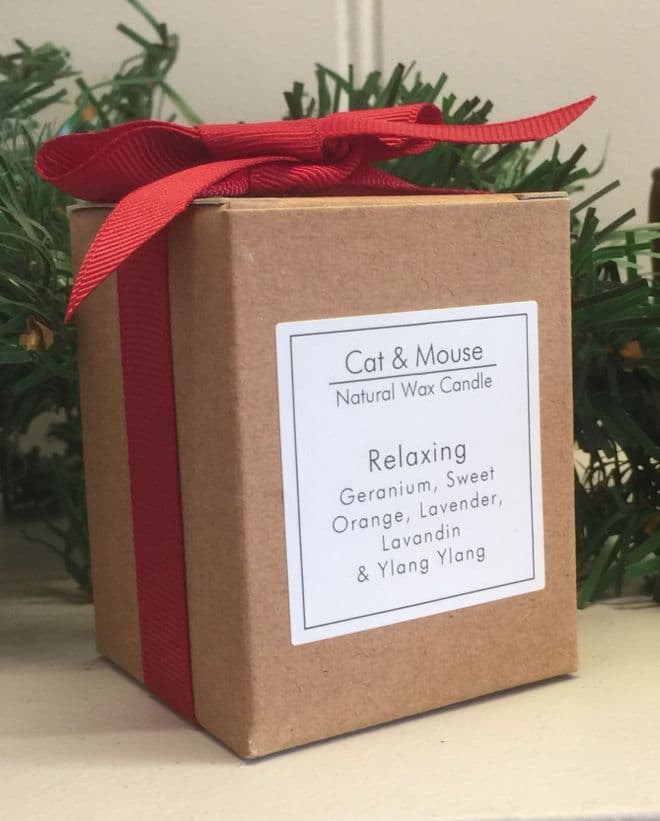 Scented Candle 20cl in a Gift Box - Relaxing