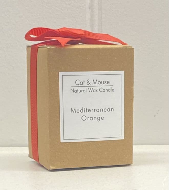 Scented Candle 9cl in a Gift Box - Mediterranean Orange