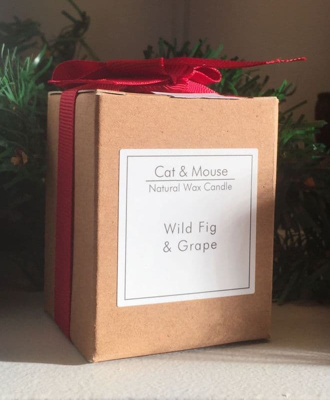 Scented Candle 9cl in a Gift Box - Wild Fig & Grape