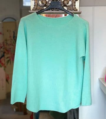 Ultrasoft Scoop Neck Jumper - Mint