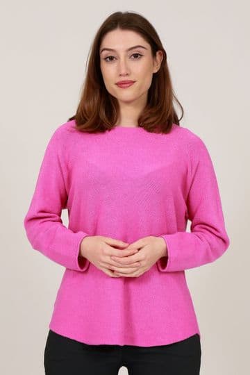 Ultrasoft Scoop Neck Jumper - Pink
