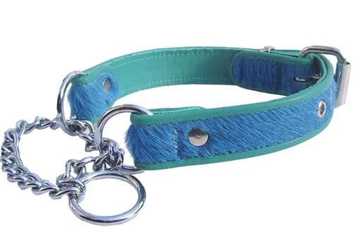 "Piped" Half Check ChainsDog Collars. Calf, Cowskins, Tweeds, Price from...
