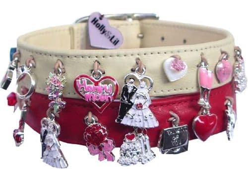 "The Happiest Day of our lives!" Wedding dog collar