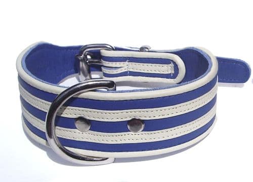 "The Manhattan" Made to order Italian Calf Leather Dog Collars
