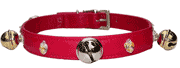 Big Bell dog Collars with Silver Bells and Fittings