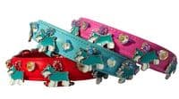 Breed Specific Charm dog collars - Holly & Lil Collars Handmade in Britain, Leather dog collars, leads & Dog harnesses. Frenchie Pug Schnauzer Boston