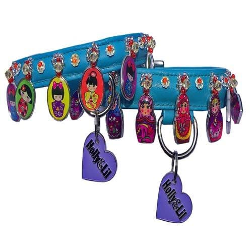 Dolly Day Dream. Charm dog collars