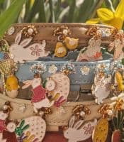 Easter Parade dog collars - Holly & Lil Collars Handmade in Britain, Leather dog collars, leads & Dog harnesses.