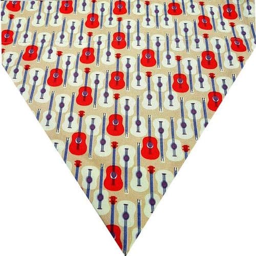Lime Guitars dog Bandana