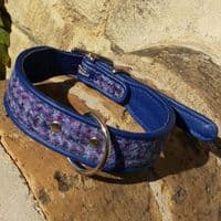 Harris Tweed Dog Collar Collection - Holly & Lil Collars Handmade in Britain, Leather dog collars, leads & Dog harnesses.