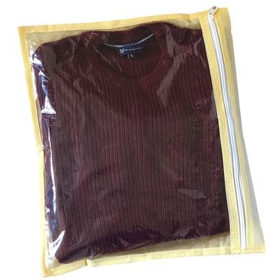 10 Pack Cream Moth Proof Individual Jumper Bag