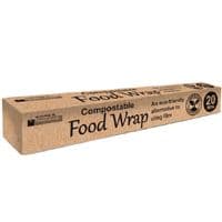 2 Pack Eco Friendly Food Cling Film Wrap 20m