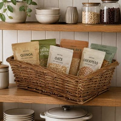 2 Pack Willowdale Open Wicker Basket 40cm