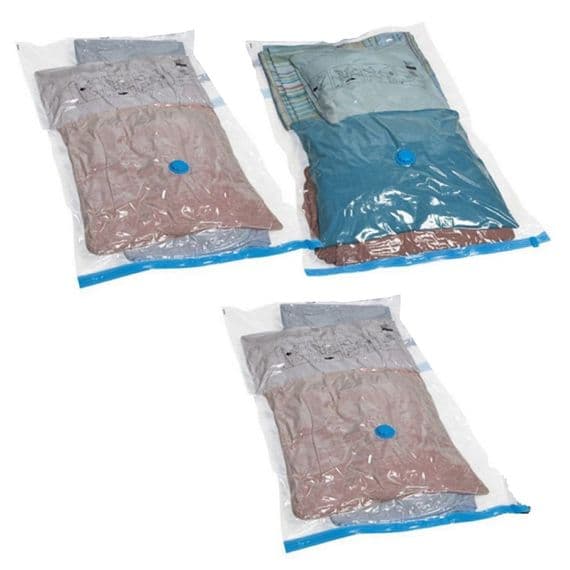 3 Pack Clothes Vacuum Storage Bags 70cm