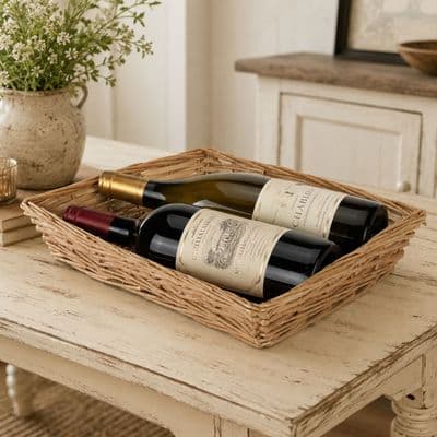 3 Pack Willowdale Shallow Wicker Presentation Basket 35cm