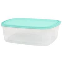 4 Pack 1L & 2L BPA Free Clear Plastic Food Storage Containers
