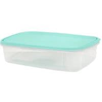 4 Pack 1L & 2L BPA Free Clear Plastic Food Storage Containers