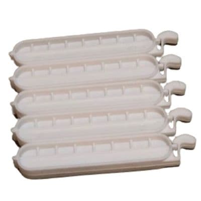 5 Pack Medium White Food Bag Clips