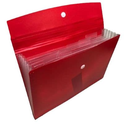 6 Pocket Red Expanding File