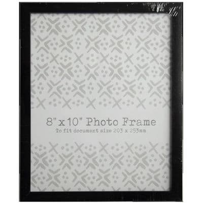 8 x 10 Black Photo Picture & Print Wall & Table Frame