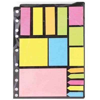 A4 Ring Binder Page With Sticky Notes