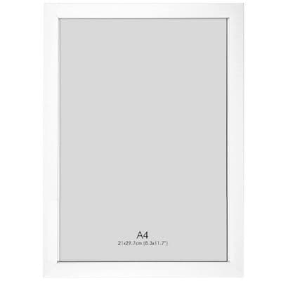 A4 White Photo Picture & Certificate Frame