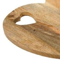 Acacia Heart Serving Board
