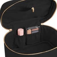 Black Faux Leather Vanity Case