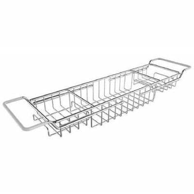 Chrome Extending Over Bath Rack