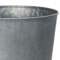 Classic Round Antiqued Metal Planter 23cm