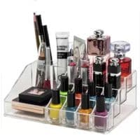 Clear Acrylic 16 Compartment Makeup  Organiser