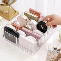 Clear Acrylic Pallet & Compact Makeup Organiser
