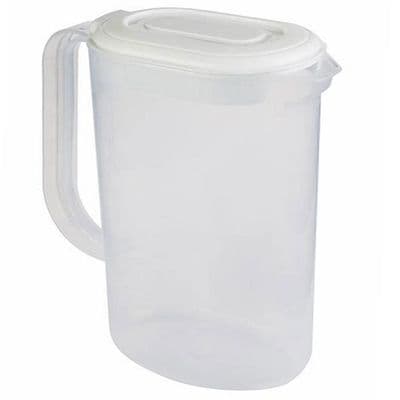 Clear Fridge Door Soft Juice Drinks Jug with Lid