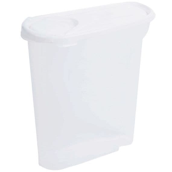 Clear Plastic Large 5L Dry Cat Dog Pet Food Biscuit Pouring Container