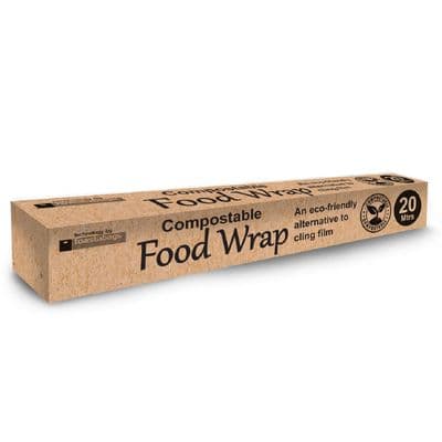 Compostable Biodegradable Eco Food Cling Film Wrap 20m