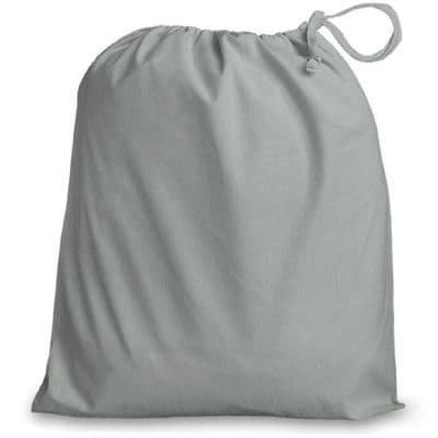 Cotswold 3 Pack 43cm Grey Cotton Drawstring Shoe Bags