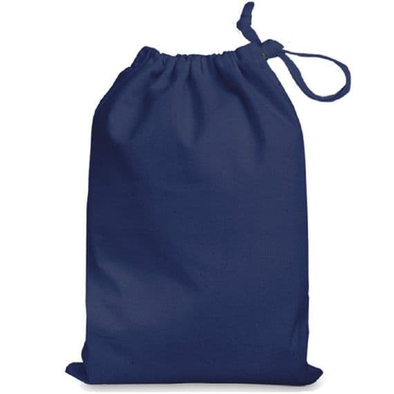 Cotswold 4 Pack 35cm Blue Cotton Drawstring Shoe Bags