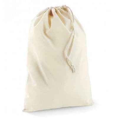 Cotswold 4 Pack 35cm Cotton Drawstring Shoe Storage Bags