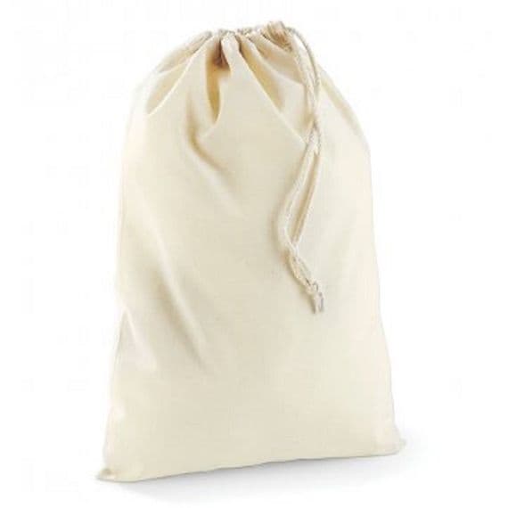 Cotswold 4 Pack 35cm Cotton Drawstring Shoe Storage Bags