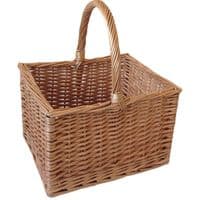 Cotswolds Square Wicker Toilet & Cleaning Basket