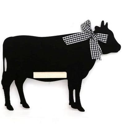 Cow Blackboard / Chalkboard 38cm