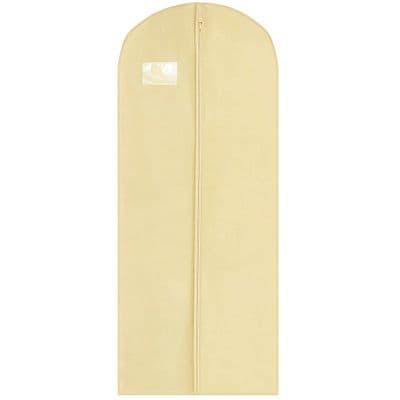 Cream 150cm Long Breathable Dress & Gown Bag Cover / Carrier