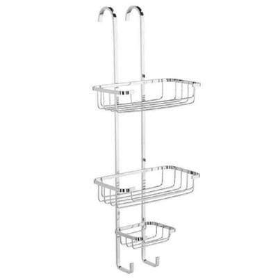Croydex Over Shower Screen Rail or Pipe Storage Basket