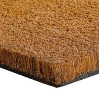 Deluxe X Large Natural Coir Non Slip Rubber Doormat 90cm