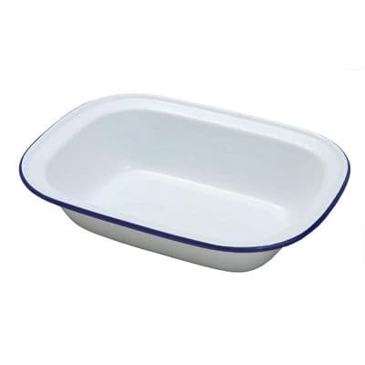 Falcon Small 16cm Rectangle Enamel Pie Dish