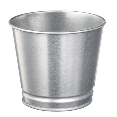 Galvanised Metal Plant Pot 10cm
