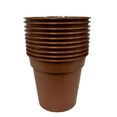 GoodGrow 10 Pack 7.5cm 3 inch Plastic Flower Growing Pots